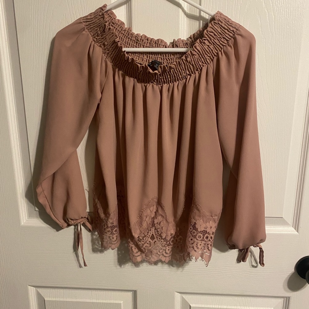 Womens off the shoulder shirt